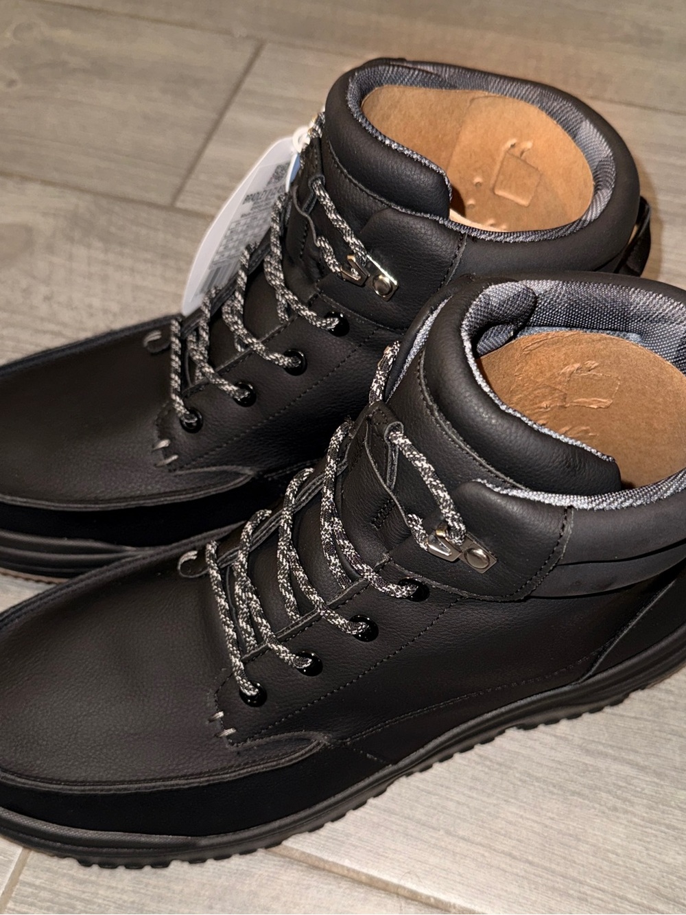 HEYDUDE Bradley II Classic Men’s Boots Size 11 Black New - Picture 3 of 10